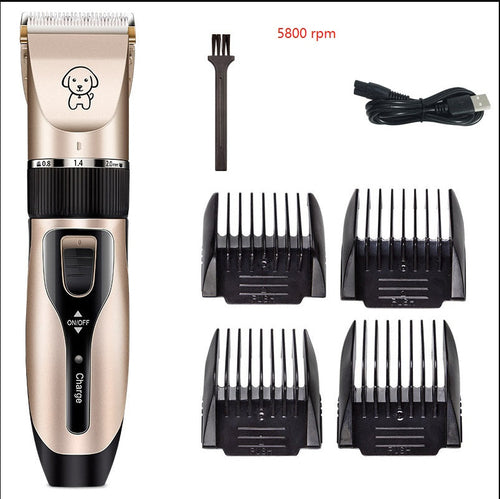 Two cordless pet clippers with guide combs offered as a value bundle.