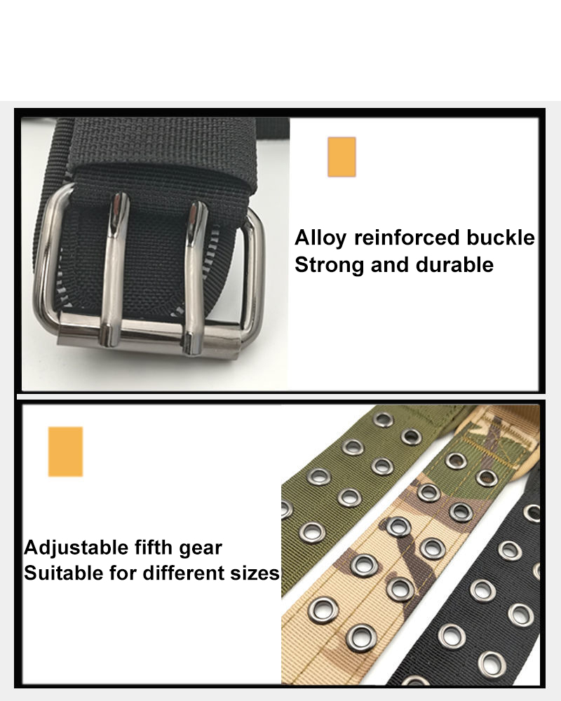 Trainer with German Shepherd wearing wide tactical K9 collar in the woods.